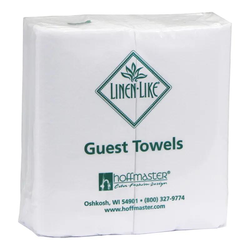 Linen-Like® Folded Guest Towel 12X17 IN Airlaid Paper White 500 Sheets/Case