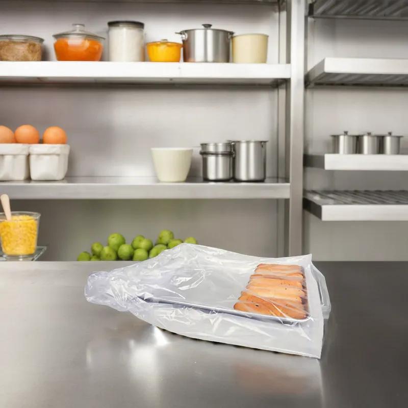 Bun Pan Bag 27X37 IN HDPE Clear Flat 200/Case