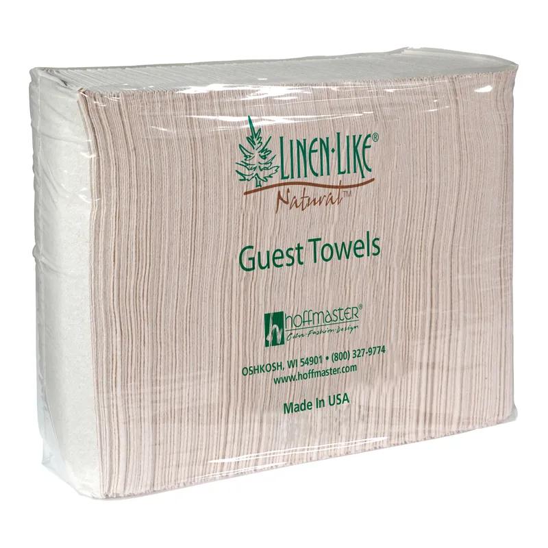 Linen-Like® Folded Guest Towel 12X17 IN DRC Kraft 1/6 Fold 125 Sheets/Pack 4 Packs/Case 500 Sheets/Case