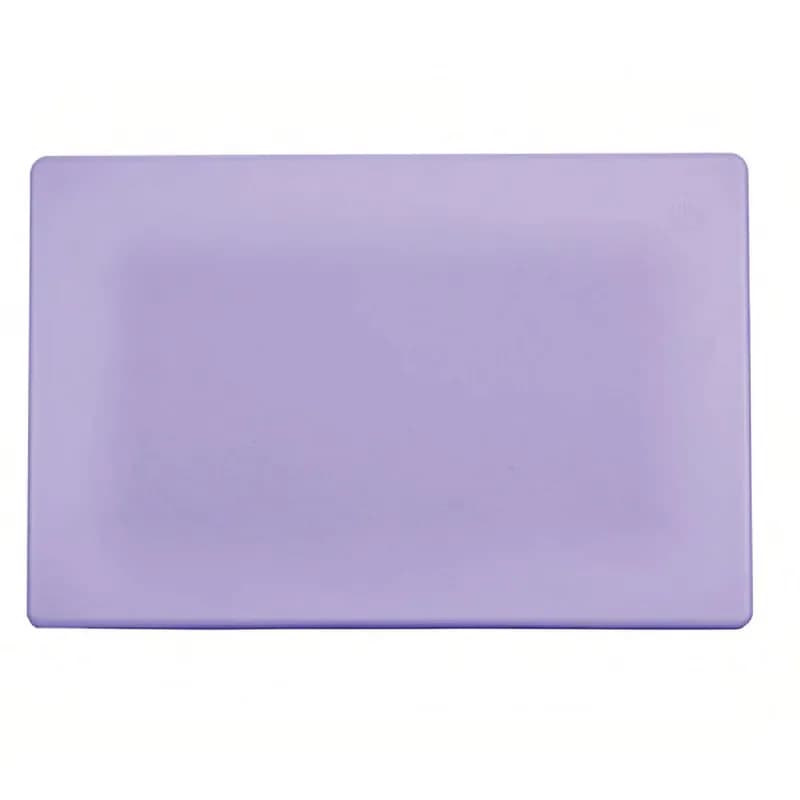 Cutting Board 12X18X0.5 IN Plastic Purple Allergen-Free Color Coded 1/Each