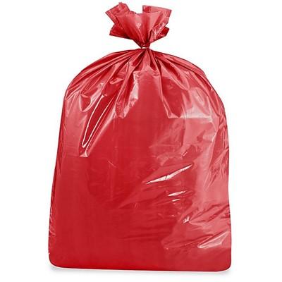 Biohazard Bag 40X48 IN Red HDPE 16MIC 250/Case