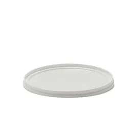 Lid Flat 6.59X0.32 IN HDPE White Round For 80 OZ Container 360/Case