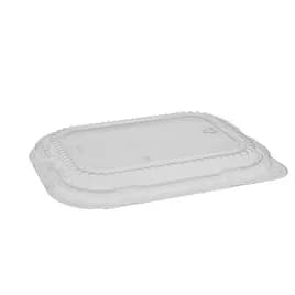 Lid Dome 6.3X8.1X0.4 IN OPS Clear Rectangle For Pressware Trays 500/Case