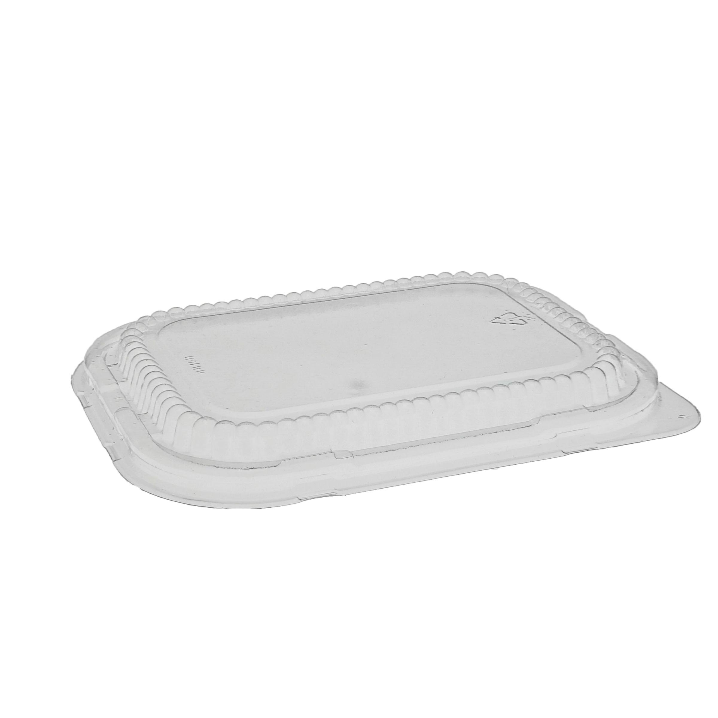 Lid Dome 6.3X8.1X0.4 IN OPS Clear Rectangle For Pressware Trays 500/Case