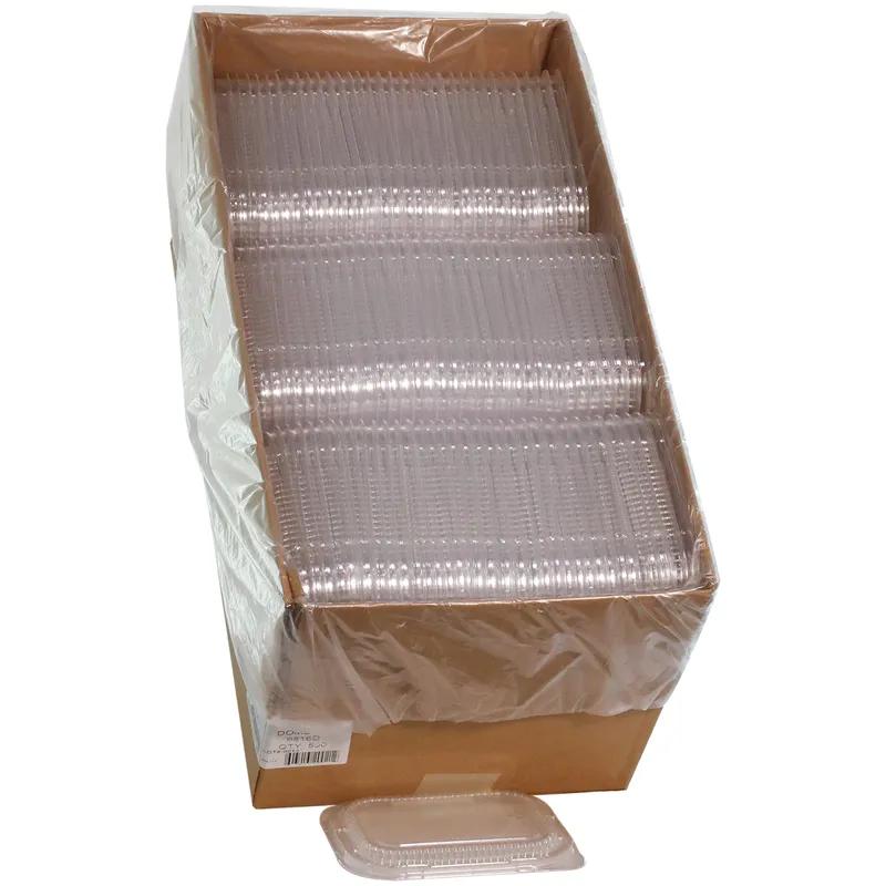 Lid Dome 6.3X8.1X0.4 IN OPS Clear Rectangle For Pressware Trays 500/Case