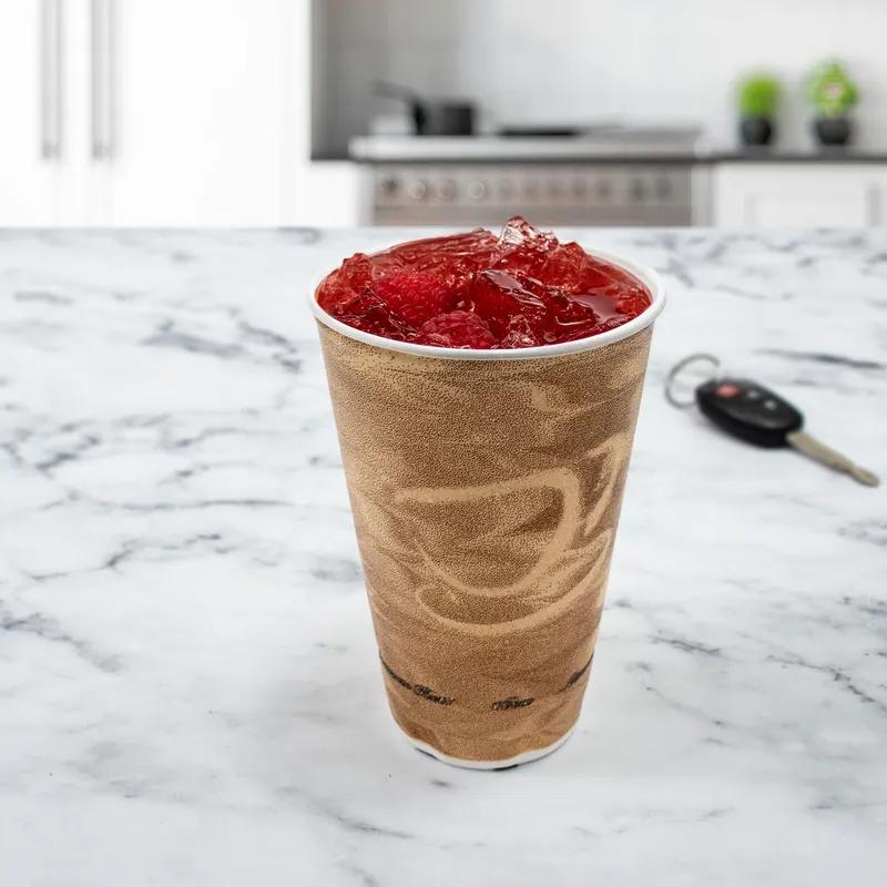 Dart® Trophy® Plus™ Cup Insulated 16 OZ XPS Multicolor Mistique® Stock Print 50 Count/Pack 15 Packs/Case 750 Count/Case