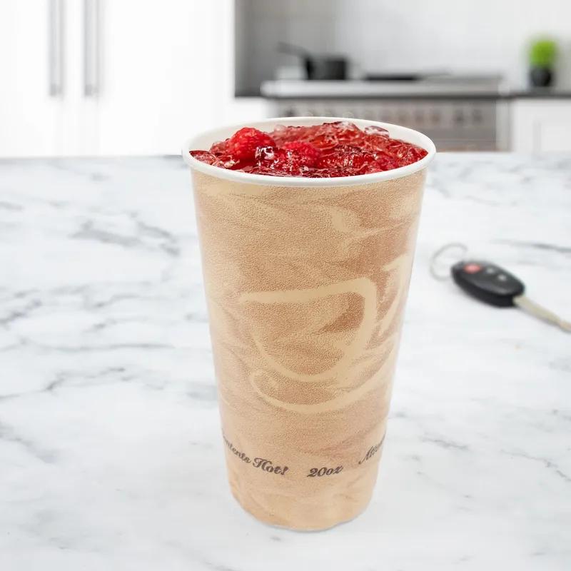 Dart® Trophy® Plus™ Cup Insulated 20 OZ XPS Multicolor Mistique® Stock Print 30 Count/Pack 25 Packs/Case 750 Count/Case