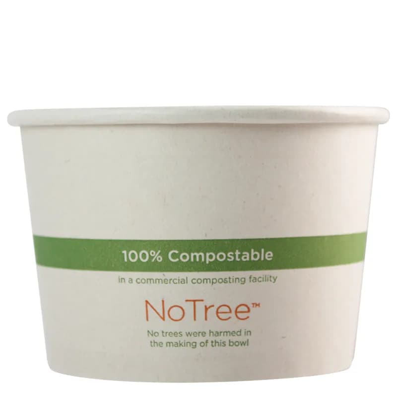 NoTree® Food Container Base 16 OZ Paper 500/Case