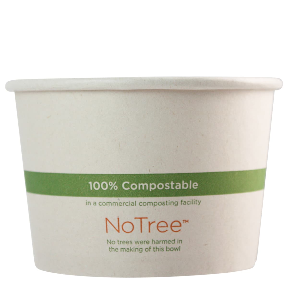 NoTree® Food Container Base 16 OZ Paper 500/Case