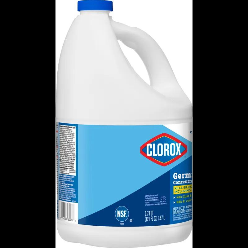 Clorox® Bleach 121 FLOZ Concentrate Antibacterial Child Resistant Screw Cap 3/Case