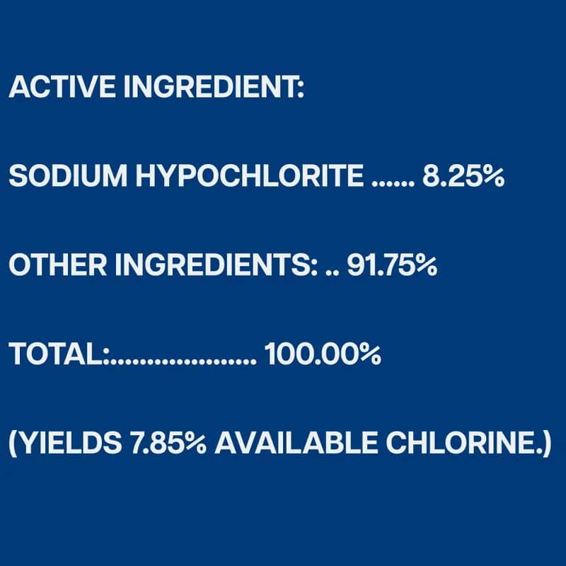 Clorox® Germicidal Bleach 121 FLOZ Concentrate Antibacterial Child Resistant Screw Cap 3/Case