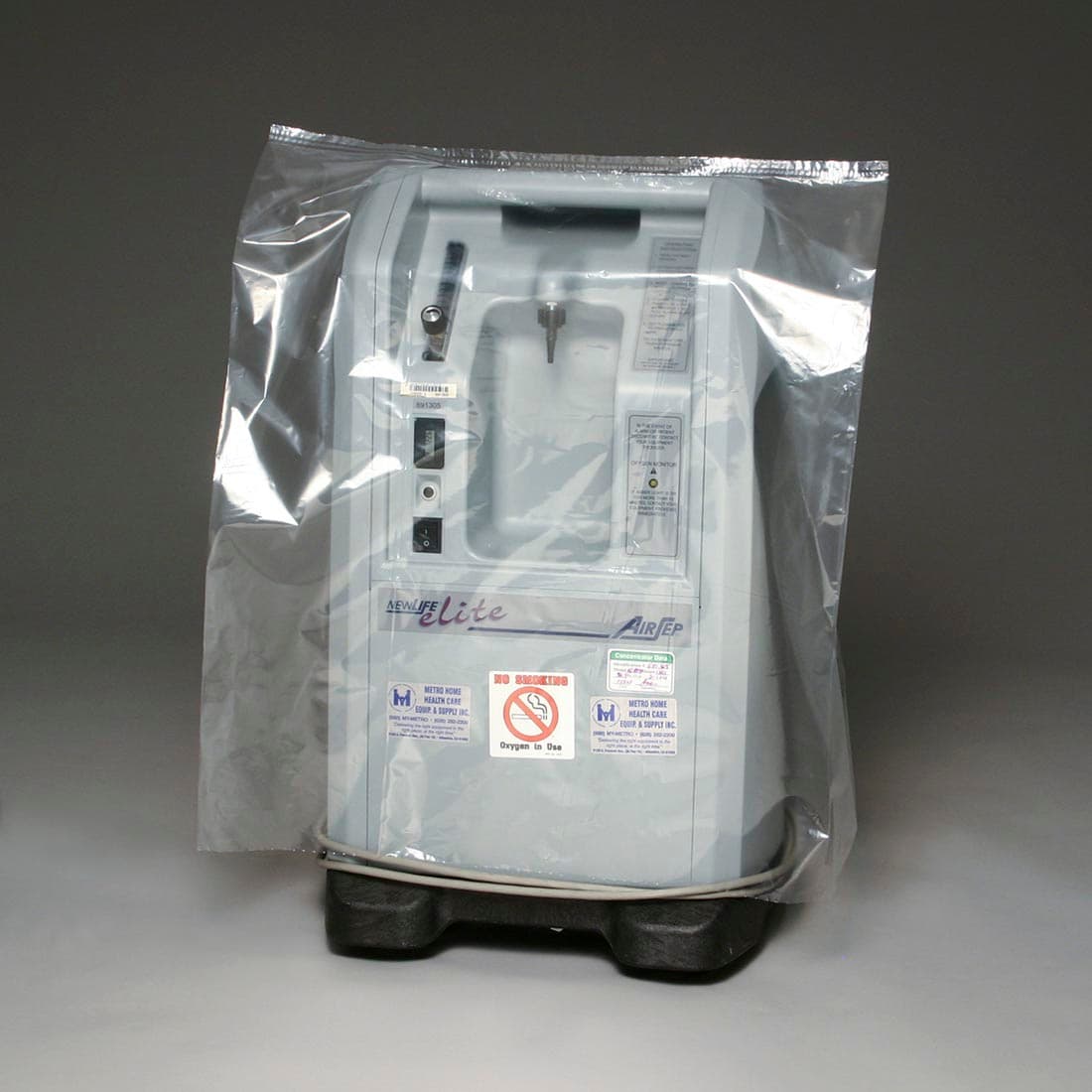 Equipment Cover 25X15X30 IN Clear LDPE 1.5MIL 250/Roll