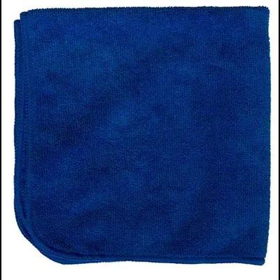 Cleaning Cloth 16X16 IN Microfiber Blue 300 GSM 12/Pack
