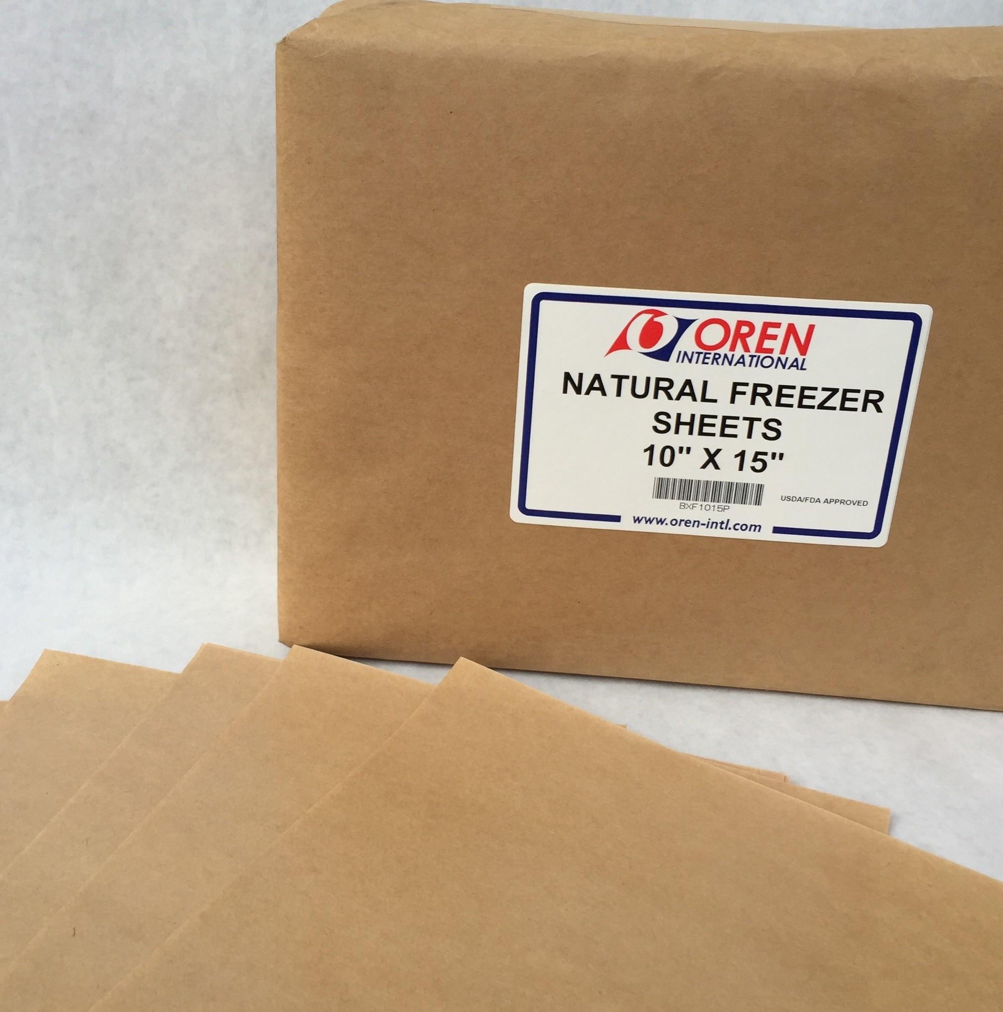 Freezer Paper Sheets 10X15 IN 40LB Natural 1000/Bundle
