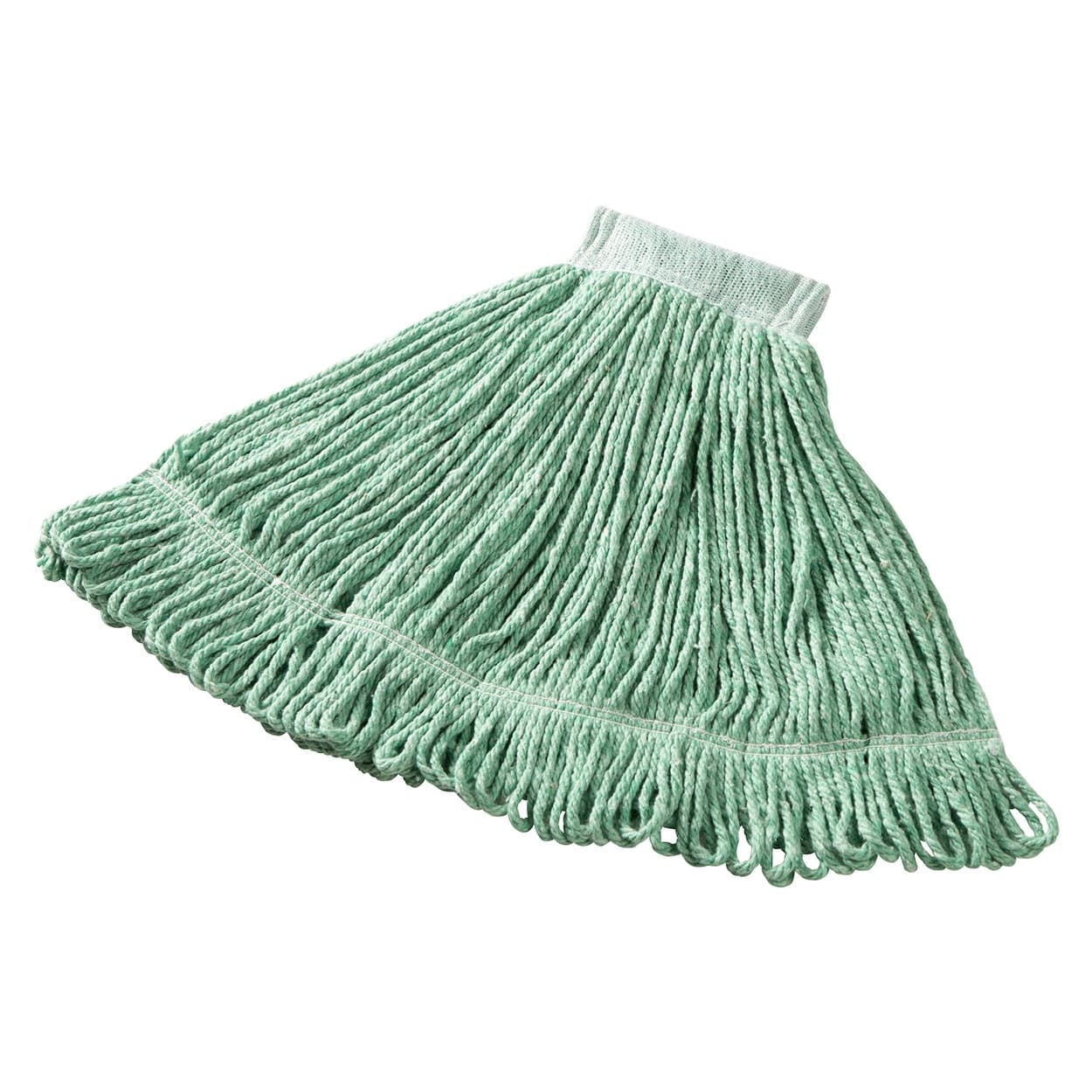 Super Stitch® Mop Head Medium (MED) 20 OZ Green Cotton Synthetic Blend Loop End Launderable 5IN Headband 1/Each
