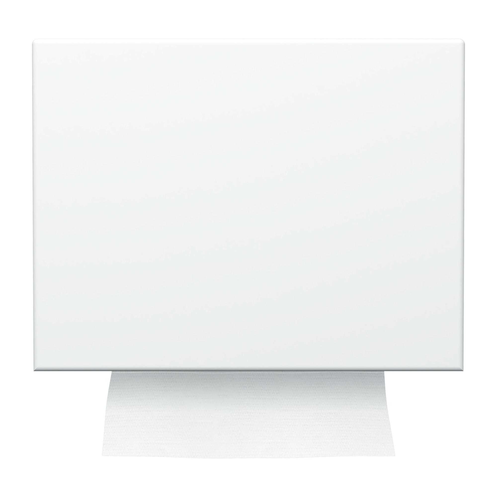 Tork H22 Paper Towel Dispenser 5.75X11.75X9.25 IN Metal Wall Mount White Single Fold 1/Each