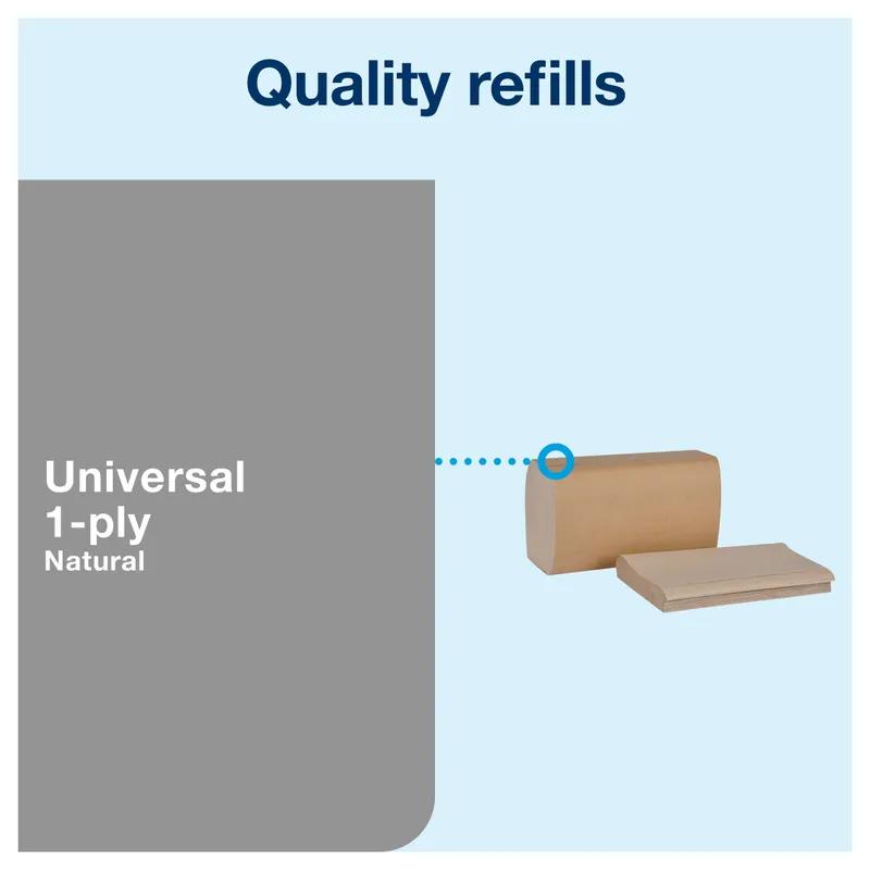 Tork H22 Paper Towel Dispenser 5.75X11.75X9.25 IN Metal Wall Mount White Single Fold 1/Each