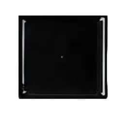Serving Tray 12X12 IN Plastic Black Square 25/Case