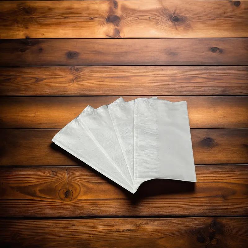 Scott® Dinner Napkins 15.2X16.3 IN White Paper 2PLY 1/8 Fold 250 Count/Pack 12 Packs/Case 3000 Count/Case