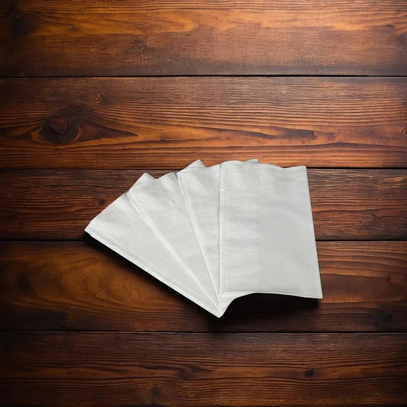 Scott® Dinner Napkins 15.2X16.3 IN White Paper 2PLY 1/8 Fold 250 Count/Pack 12 Packs/Case 3000 Count/Case