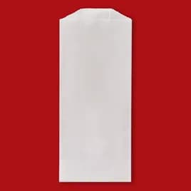 Bag 4X2.75X9 IN Glassine Paper White Gusset 6000/Case