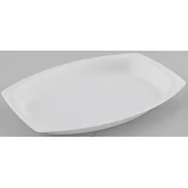 Serving Tray Base 7X9 IN Polystyrene Foam White Rectangle 500/Case