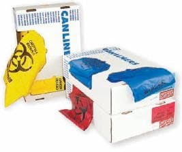 Heritage Biohazard Bag 24X24 IN Red Plastic 1.3MIL 500/Case