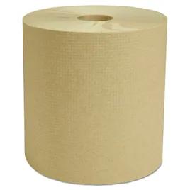 Roll Paper Towel 8IN 800 FT Kraft Standard Roll 2IN Core Diameter 6 Rolls/Case