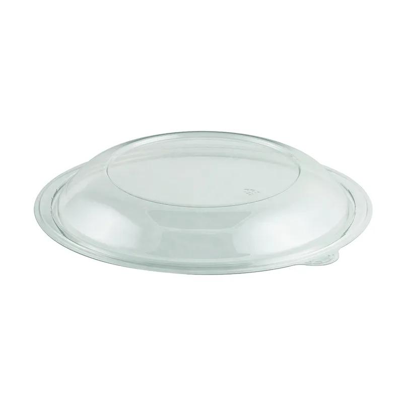Lid Flat 8.5 IN 1 Compartment RPET Clear Round For Cold Bowl Unhinged Crack Resistant Leak Resistant 300/Case