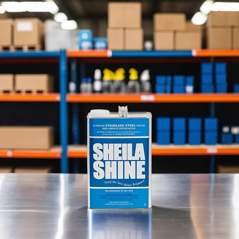 Sheila Shine Stainless Steel Cleaner 1 GAL 4/Case