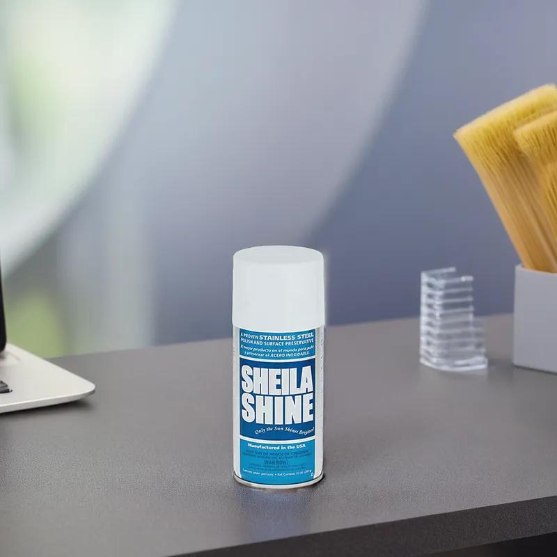 Sheila Shine Sweet Scent Metal Cleaner & Polish 10 FLOZ Multi Surface Aerosol 12/Case