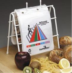 Sandwich Bag 6.5X7 IN HDPE White With Flip Top Closure Saddlepack 2000/Case