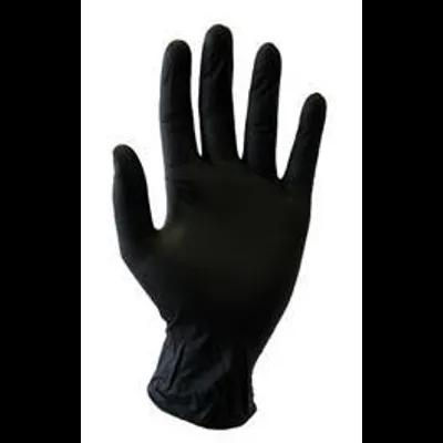 Examination Gloves XL Black Nitrile Rubber Disposable Powder-Free 100 Count/Pack 10 Packs/Case 1000 Count/Case