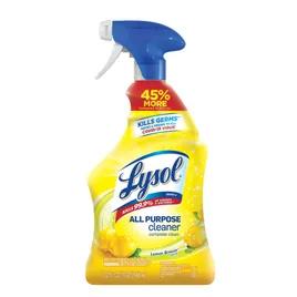 Lysol® Lemon All Purpose Cleaner Disinfectant 32 FLOZ Multi Surface Liquid Quaternary Ammonium 12/Case