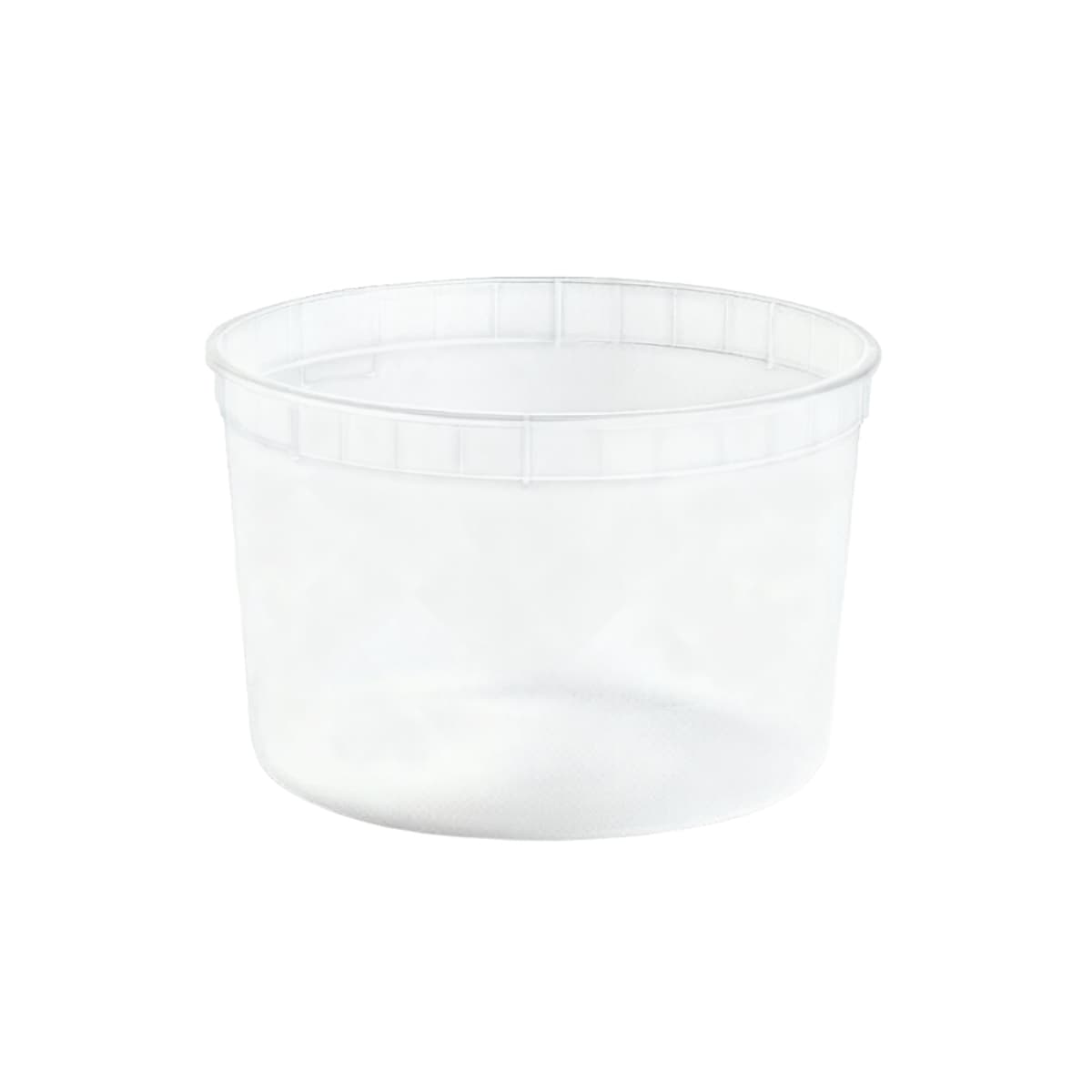 Classic Line Deli Container Base 64 OZ PP Clear Round 200/Case