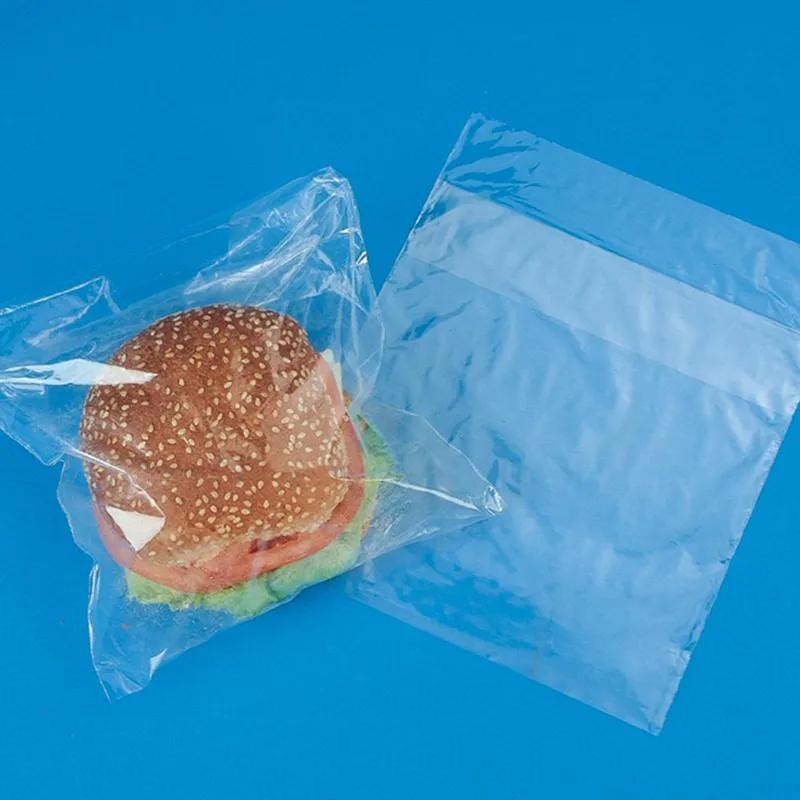 Sandwich Bag 6.75X6.75+1 IN HDPE Clear With Flip Top Closure FDA Compliant 2000/Case