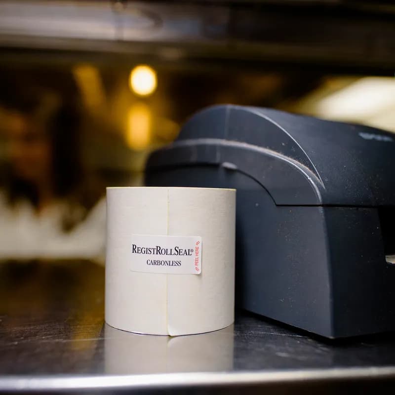 Register Tape Roll 3IN X90FT Paper 2PLY White Carbonless 50/Case