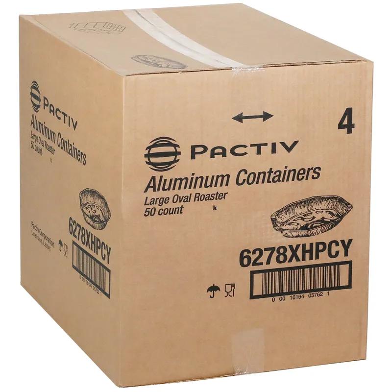 Roasted Chicken Roaster Large (LG) 256.3 OZ 18.25X14X3.25 IN Aluminum Silver Oval 50/Case