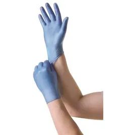 Gloves Medium (MED) Blue Vinyl Disposable Powder-Free 100 Count/Pack 10 Packs/Case 1000 Count/Case