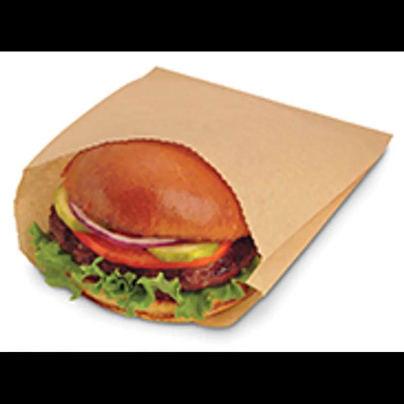 Bagcraft® EcoCraft® Sandwich Bag 6.5X1X8 IN Wax Coated Paper Kraft 2000/Case