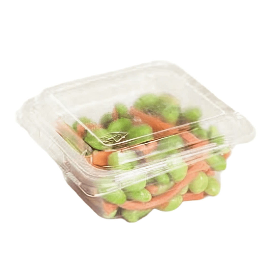 WNA Take-Out Container Hinged 6 OZ Plastic OVS 1500/Case