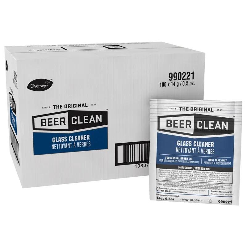 Beer Clean® Odorless Glassware Detergent 0.5 OZ Powder Kosher 100/Case
