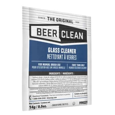 Beer Clean® Odorless Glassware Detergent 0.5 OZ Powder Kosher 100/Case