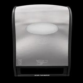 Paper Towel Dispenser Plastic Wall Mount Stainless Touchless Electronic 1/Each