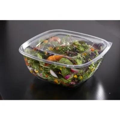Lid 9X9X0.31 IN PET Clear Square For 32-48-64 OZ Bowl 150/Case