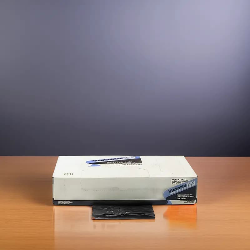 Victoria Bay Can Liner 24X32 IN 12-16 GAL Black Plastic 0.35MIL 500/Case