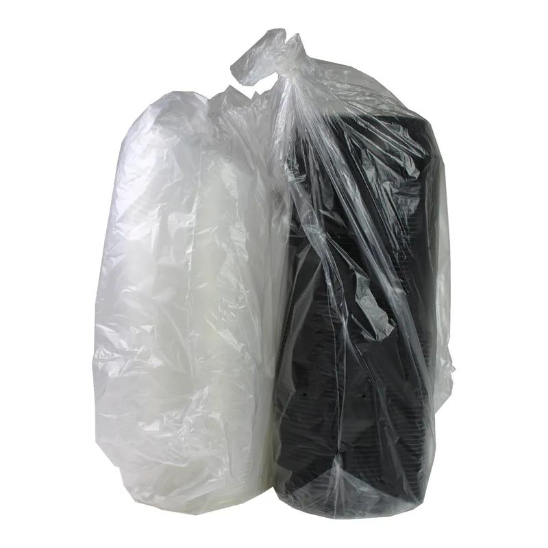 Bowl & Lid Combo 48 OZ PP Black Clear Round 150/Case