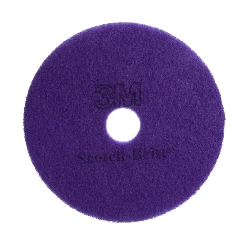 3M™ Scotch-Brite™ Purple Diamond Cleaning Pad 20 IN Purple Non-Woven Polyester Fiber Nylon 150-3000 RPM 5/Case