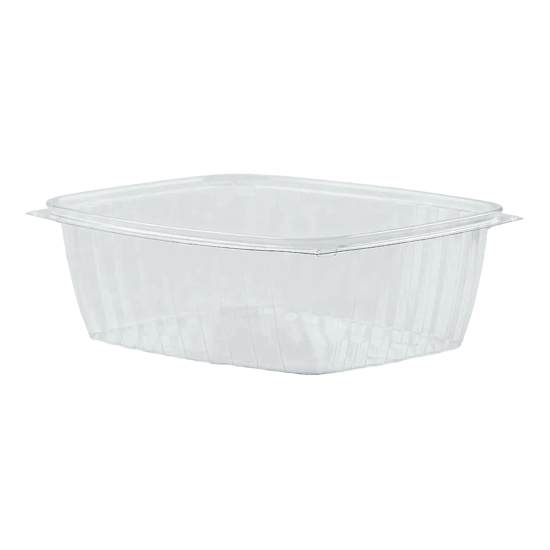 The BOTTLEBOX ® Deli Container Base & Lid Combo 64 OZ RPET Clear 500/Case