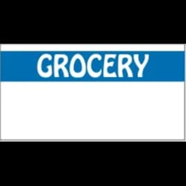 Monarch 1110/FEB-117 Grocery Gun Label Blue White Reverse Print 17000/Roll